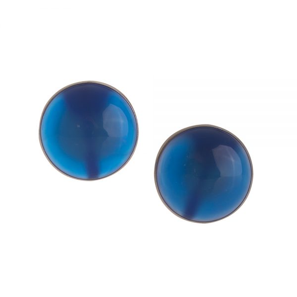 orecchini agata pietra blu